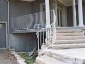 Railing with Contoured Handrail